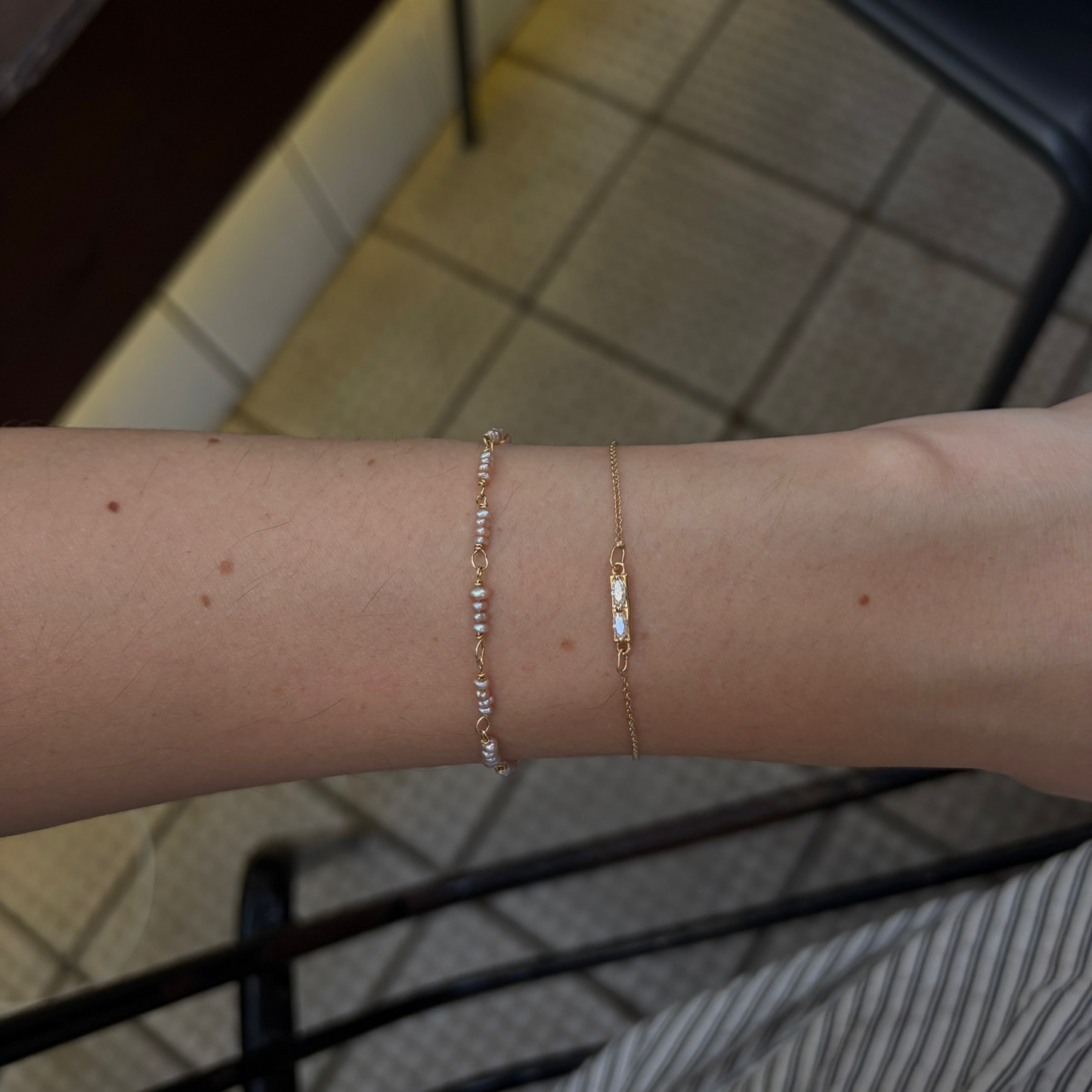 GOLD MARQUISE BRACELET