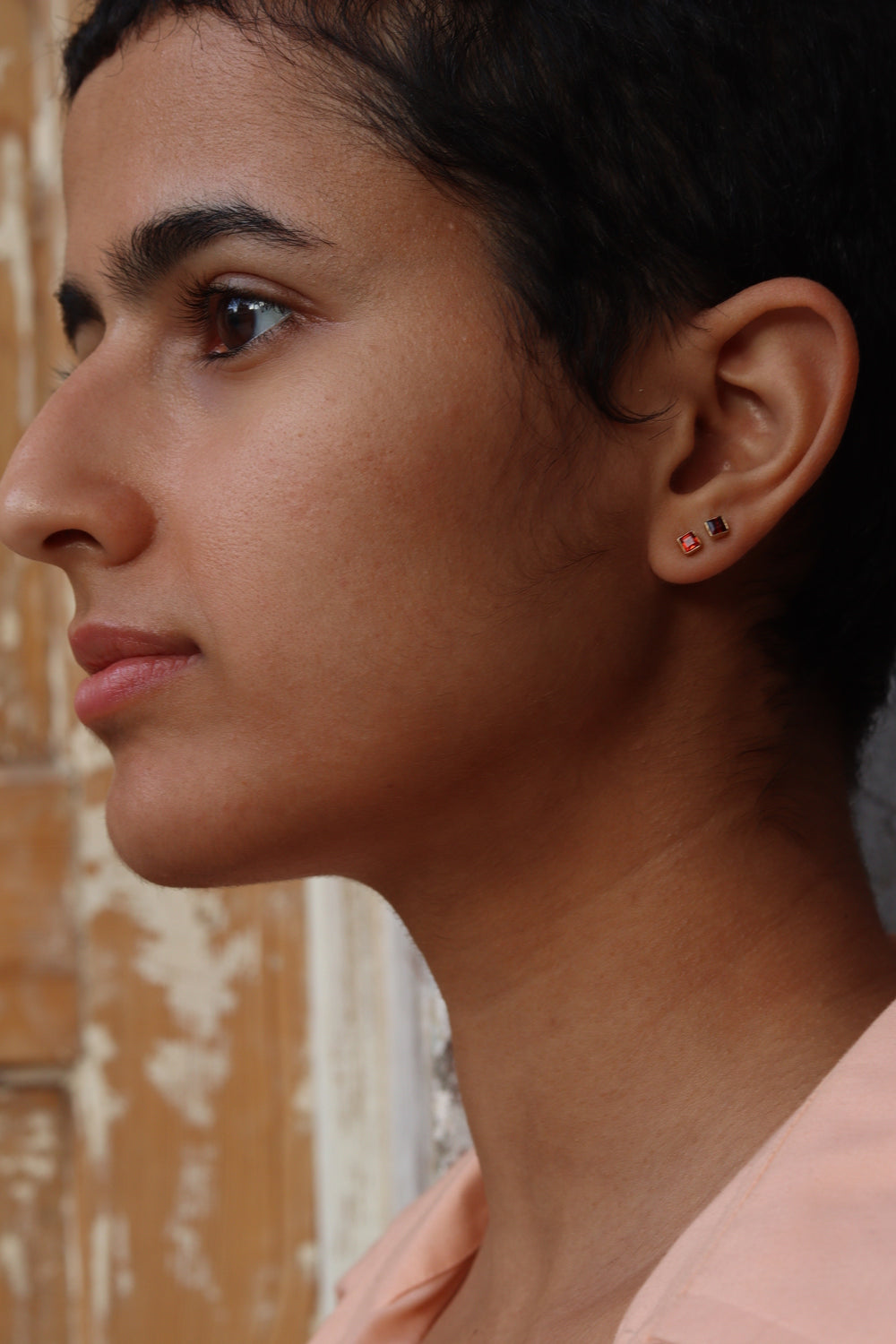 GARNET STUDS