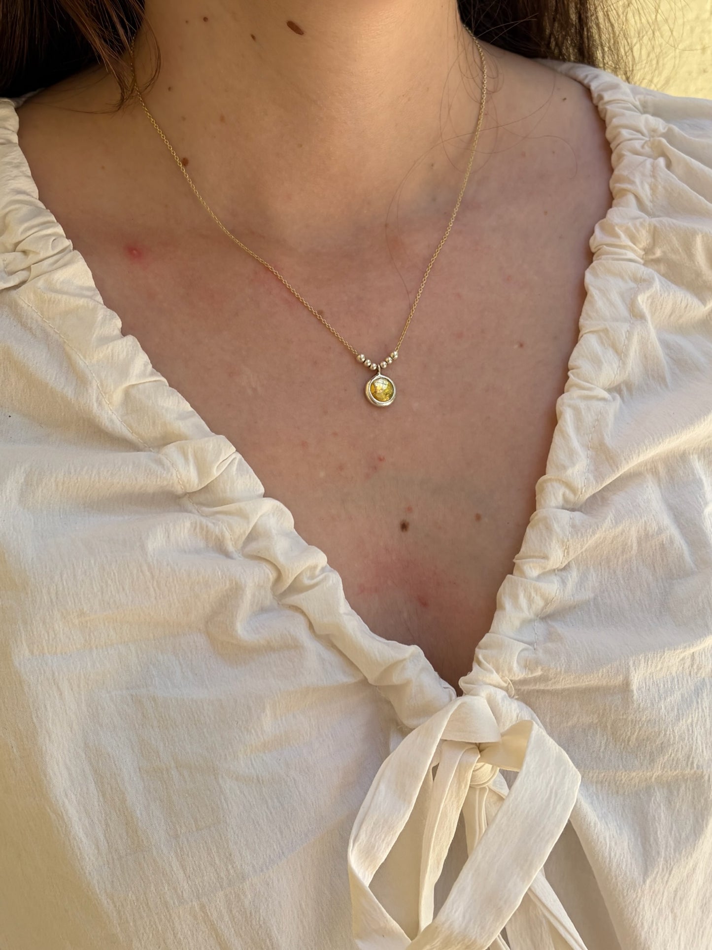Gold & silver necklace