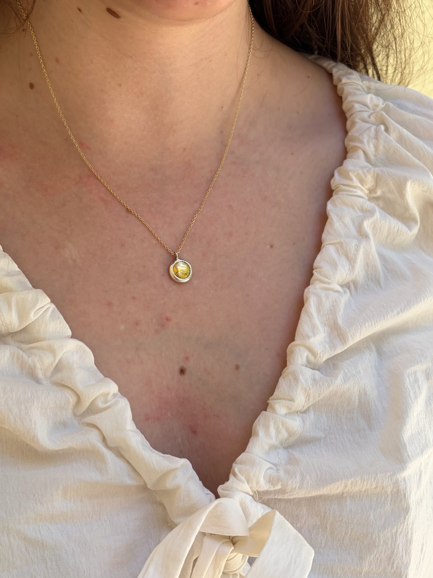 Gold & silver necklace