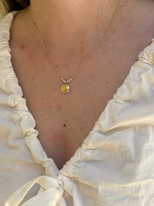 Gold & silver necklace