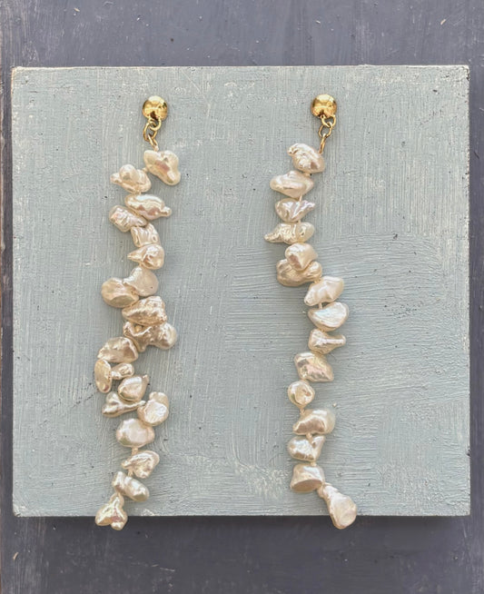 WILD PEARLS EARRINGS