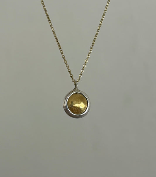 Gold & silver necklace