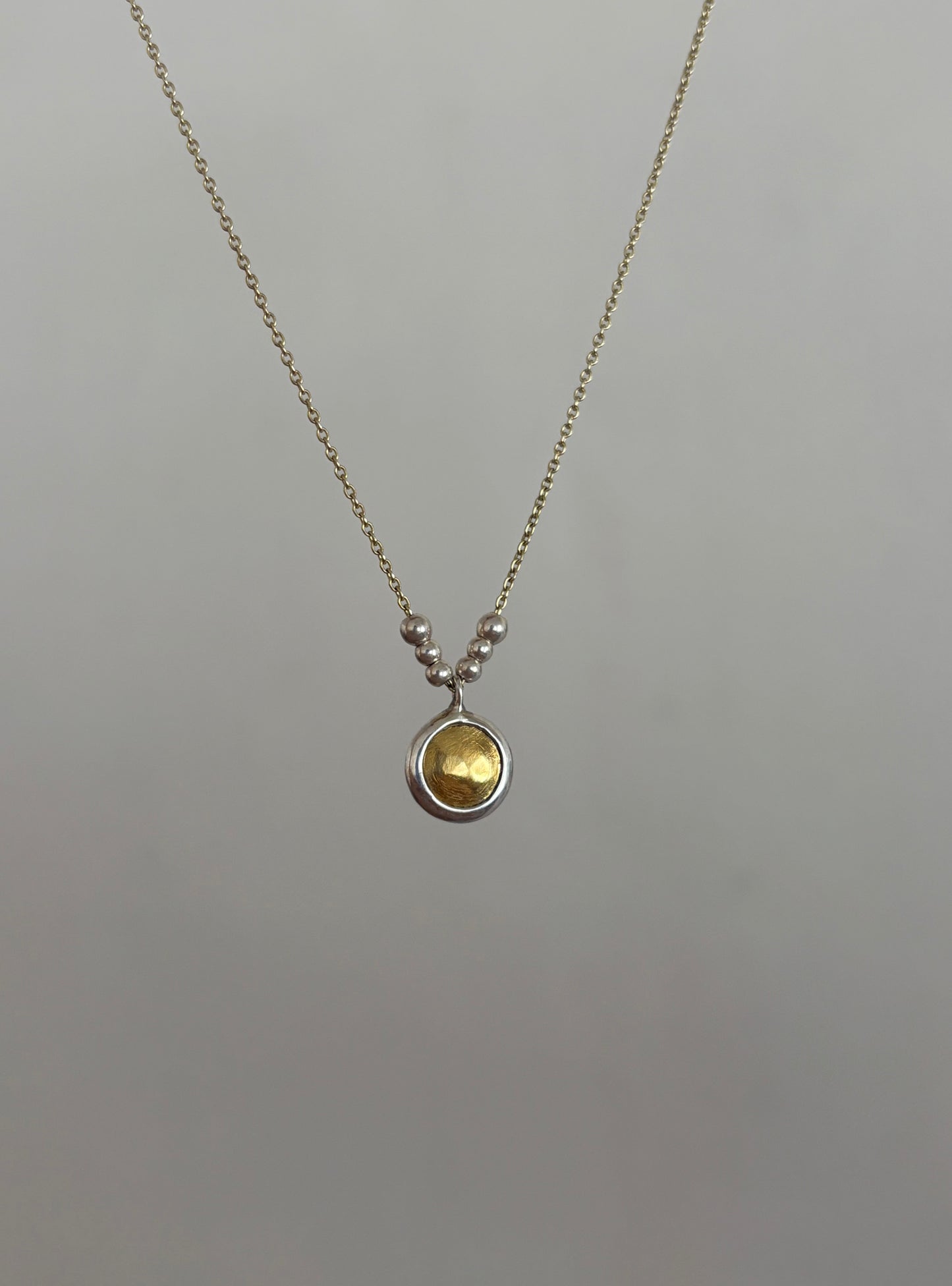 Gold & silver necklace