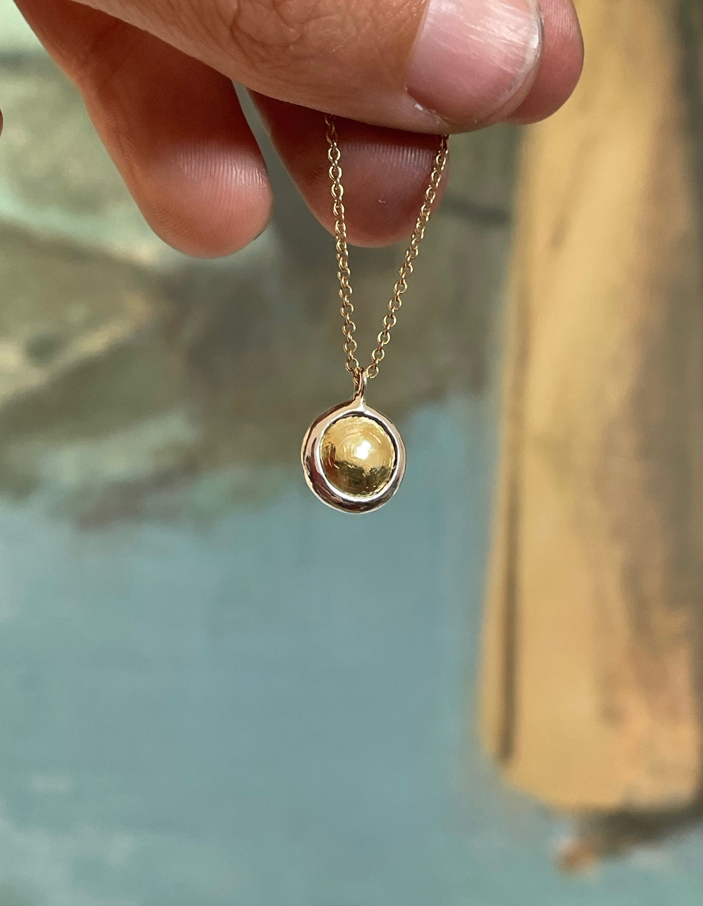 Gold & silver necklace