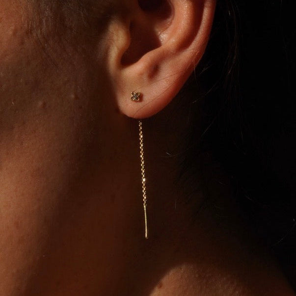 FLOWER DROP EARRINGS