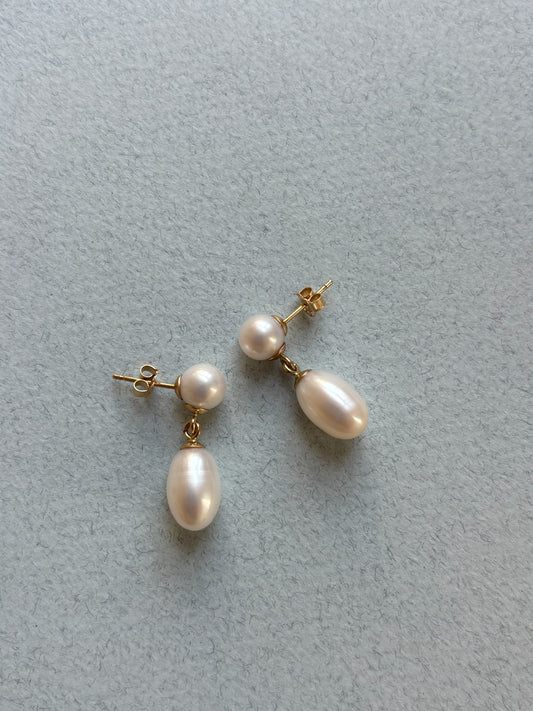 BRIDAL PEARL EARRINGS